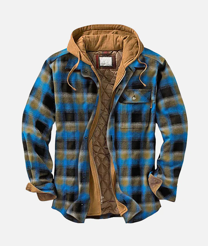 Reveur™ | Warme Winterjas Met Capuchon – Zachte Binnenvoering & Flanel Look