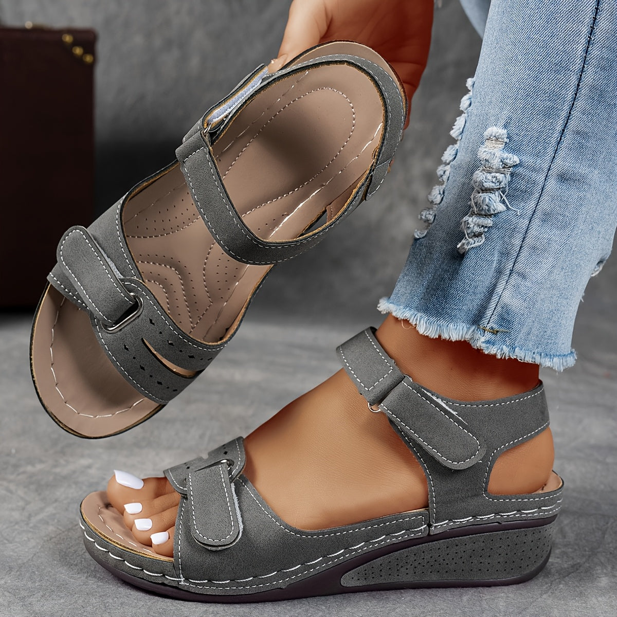Laluna® | Premium orthopedische comfortabele sandalen – De hele dag pijnvrij lopen.