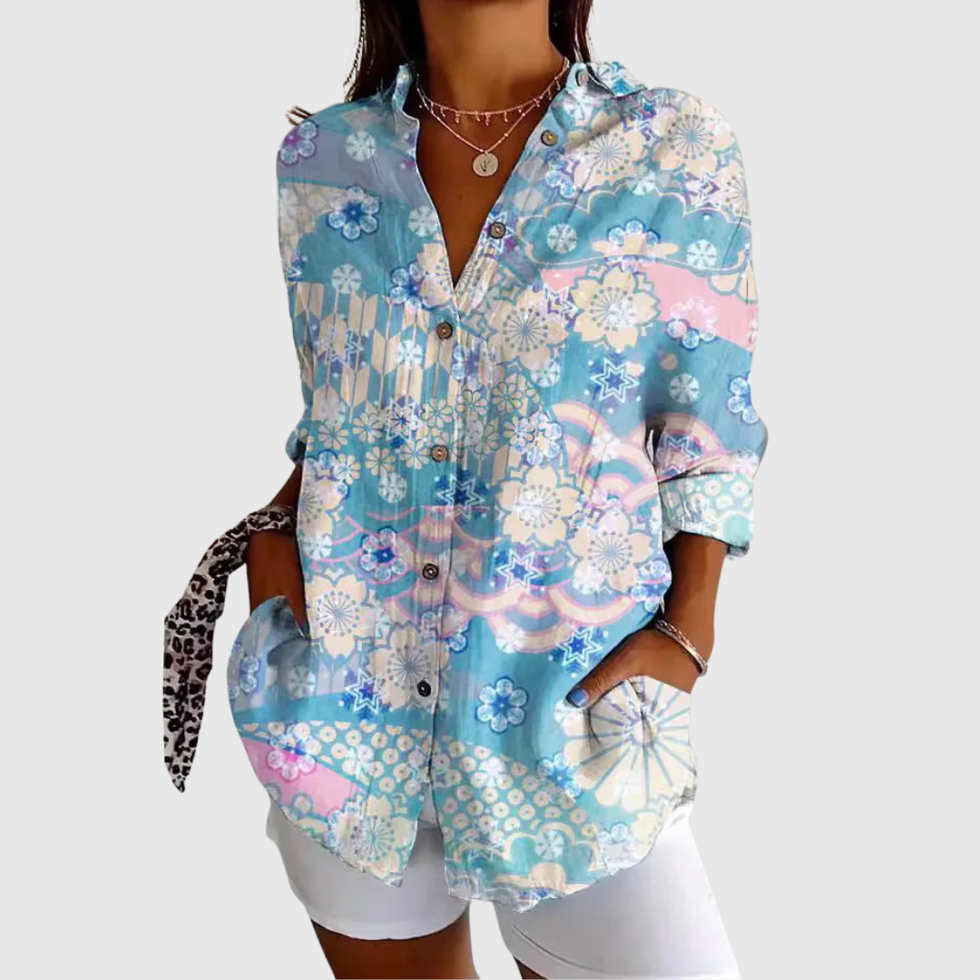 Elegante Bloes met Bloemen