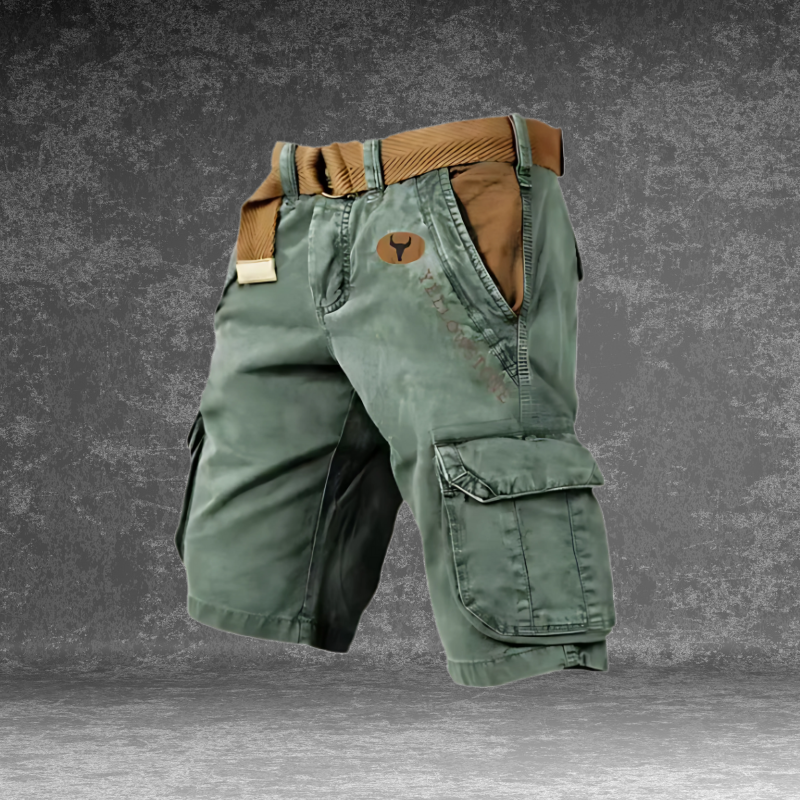 Bas™ | Cargo Short met 6 Zakken – Robuuste Functionaliteit & Outdoor Kracht
