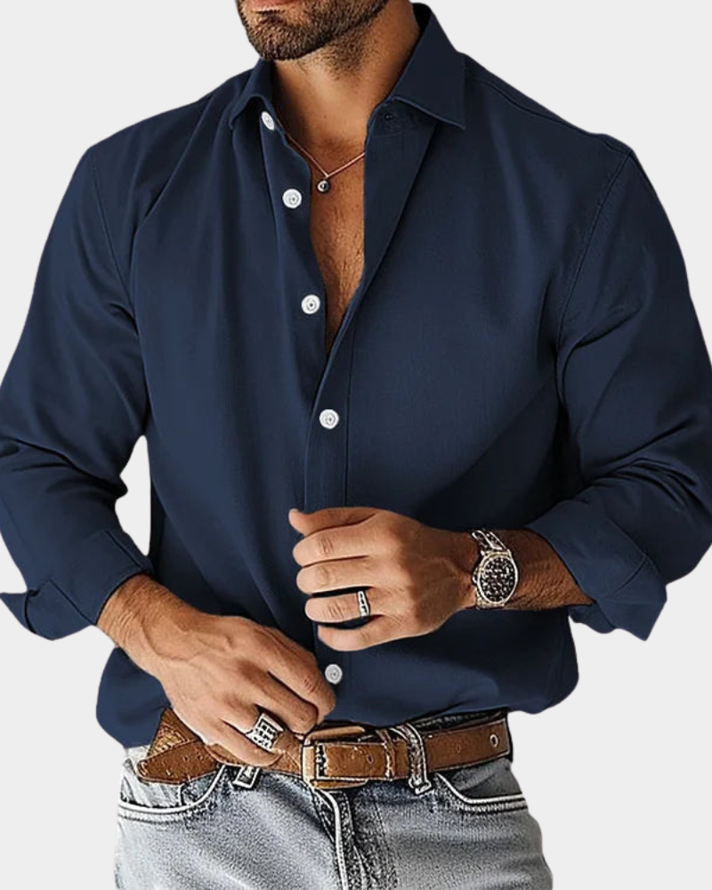Julian™ | Luxe Stretch Overhemd – Kreukvrij, Comfortabel & Tijdloos