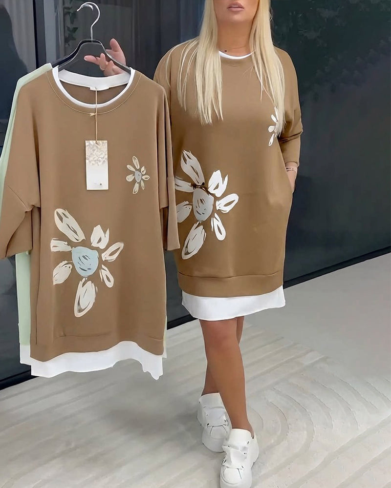 Danique™ | Premium Casual Sweatshirtjurk – Moeiteloze Stijl & Comfort voor Elke Dag