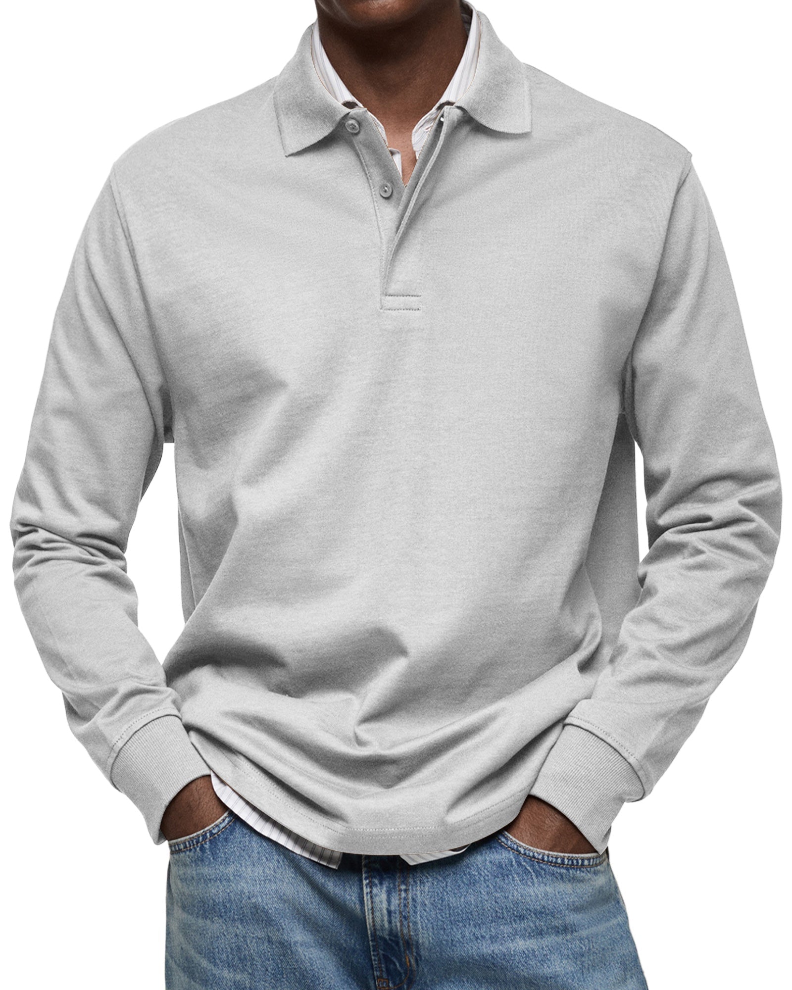 Koen™ | Luxe Polo met Lange Mouwen – Tijdloze Stijl & Dagelijks Comfort