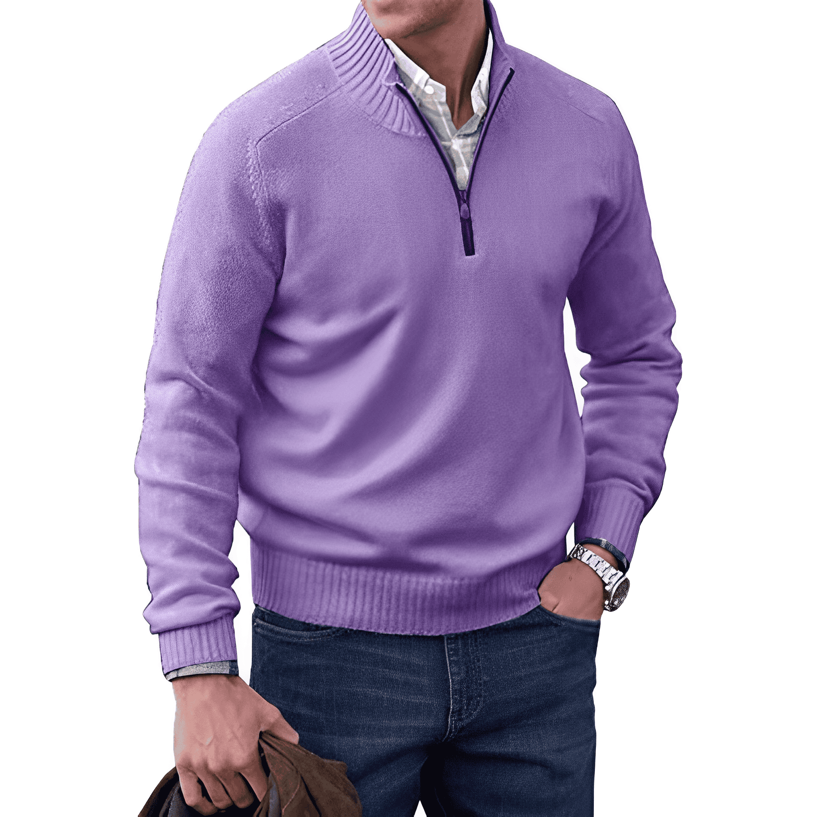 Sjoerd™ | Zip Trui met Kraag – Stijlvol Comfort & Moeiteloze Veelzijdigheid ( 1+1 Gratis )