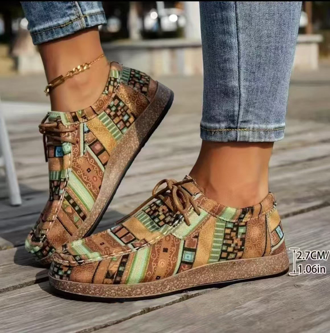 Bloom ™ | Kleurrijke Retro Damesschoenen