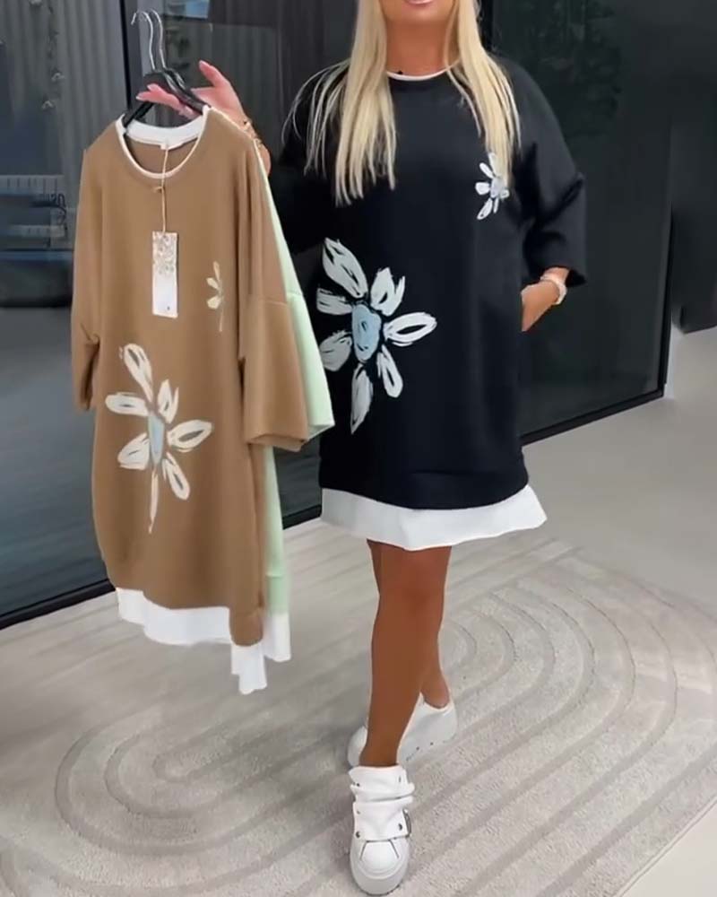 Danique™ | Premium Casual Sweatshirtjurk – Moeiteloze Stijl & Comfort voor Elke Dag