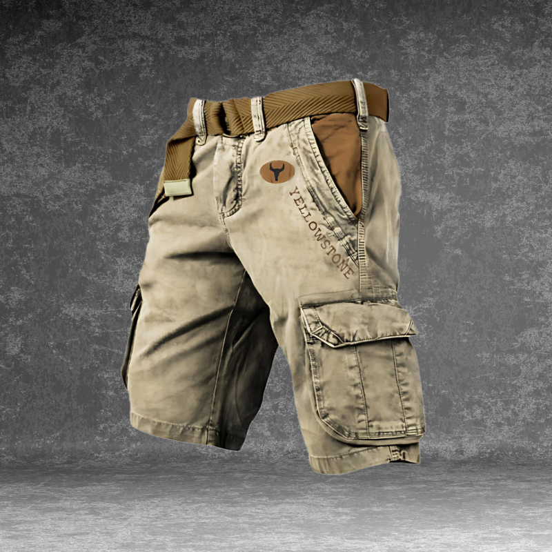 Bas™ | Cargo Short met 6 Zakken – Robuuste Functionaliteit & Outdoor Kracht