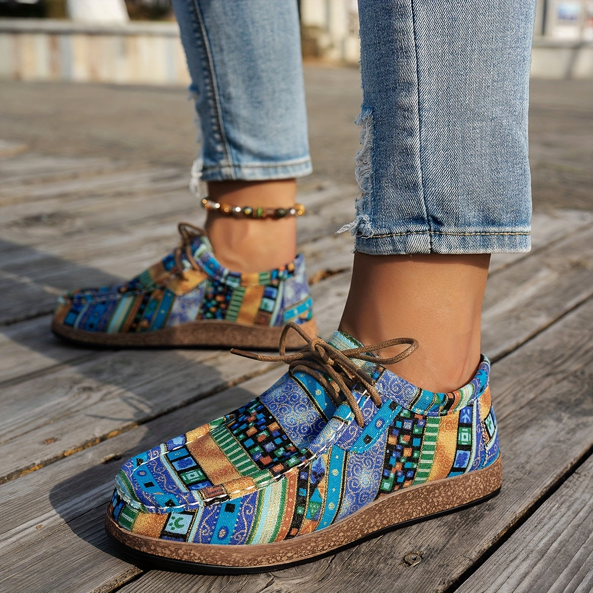Bloom ™ | Kleurrijke Retro Damesschoenen