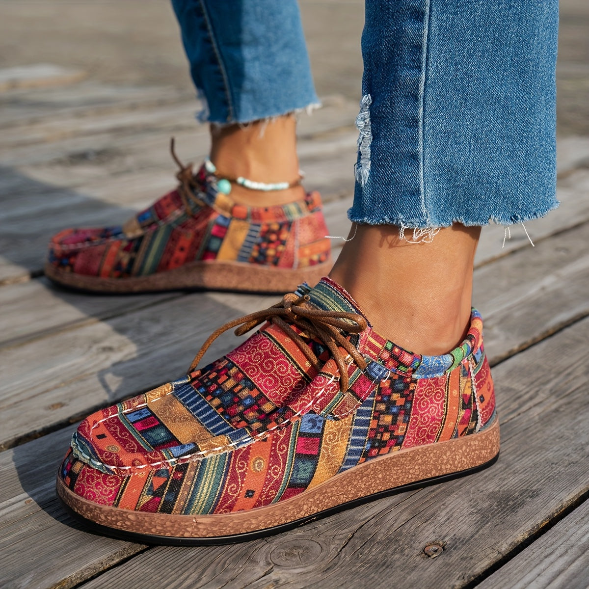 Bloom ™ | Kleurrijke Retro Damesschoenen
