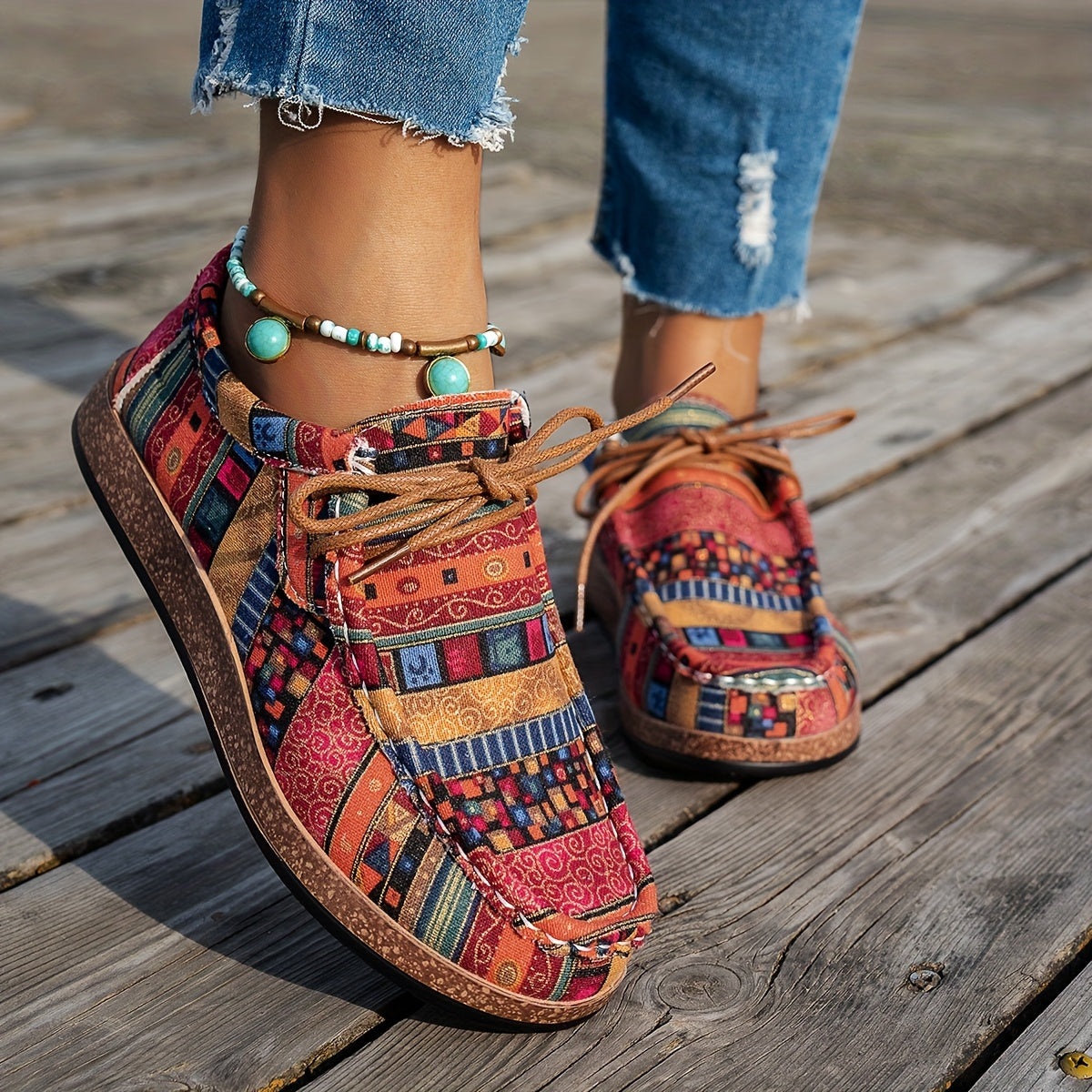 Bloom ™ | Kleurrijke Retro Damesschoenen
