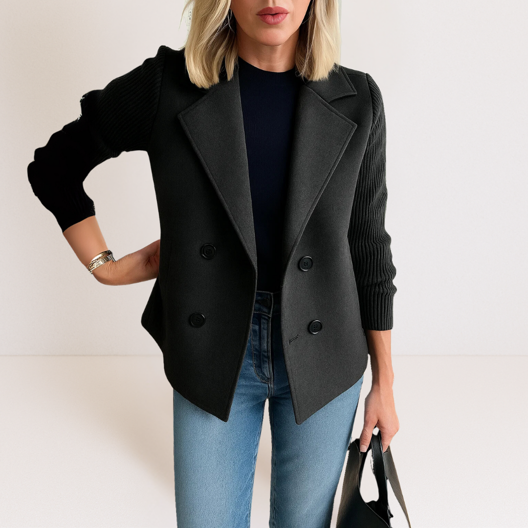 Elena™ | Luxe Double-Breasted Blazer