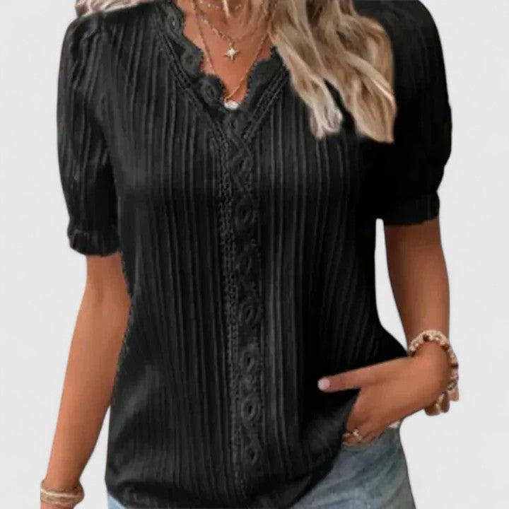 Bloom™ | Elegante V-hals Blouse