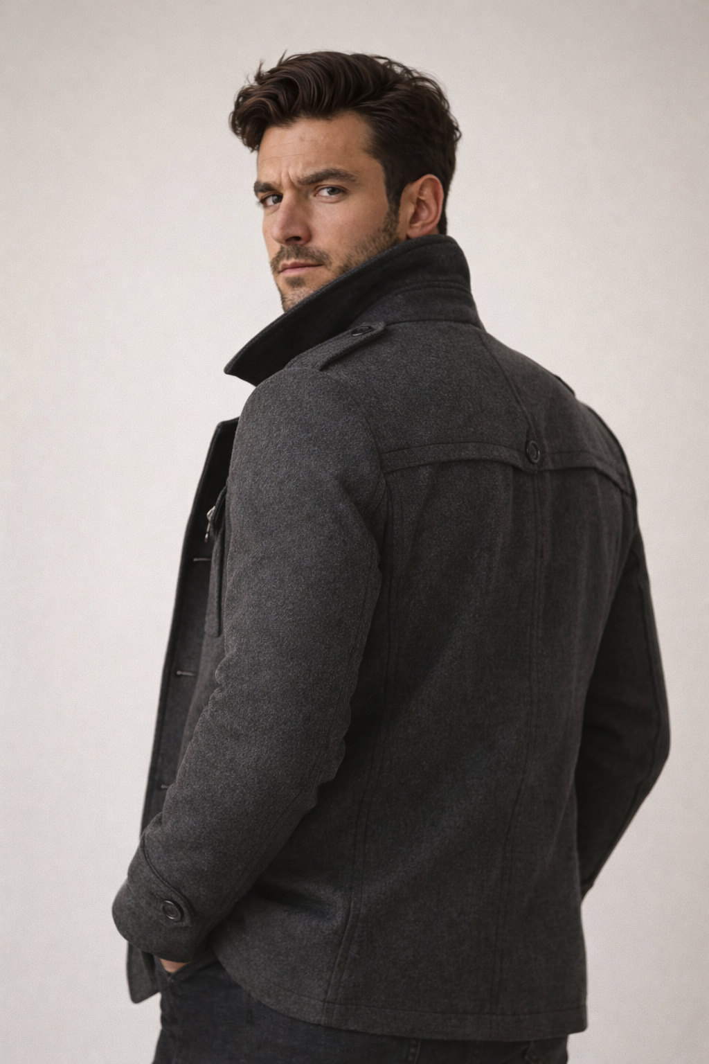 Herman™ | Luxe Winter Overjas – Tijdloze Klasse, Warmte & Verfijnde Structuur