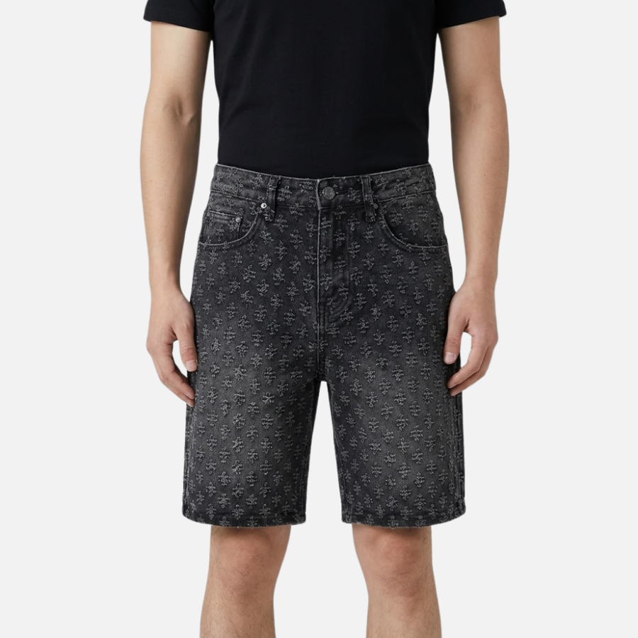 Mark™ | Premium denim shorts met textuur – Luxe gevoel, beperkte voorraad
