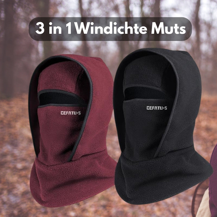 Gruds | 3-in-1 Winddichte Muts