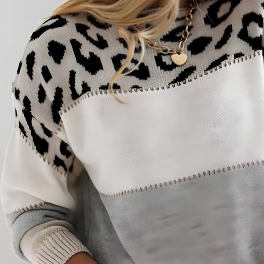 Camilla™ | Premium gebreide luipaardtrui – moeiteloos chic en uiterst comfortabel