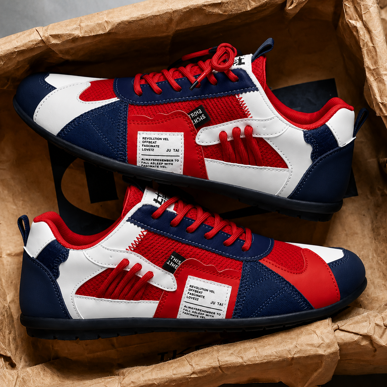 Luca | Retro gekleurde sneakers