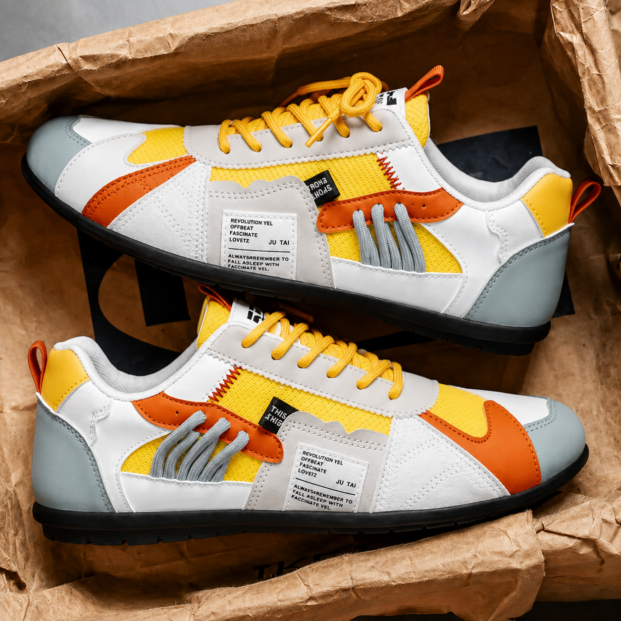 Luca | Retro gekleurde sneakers