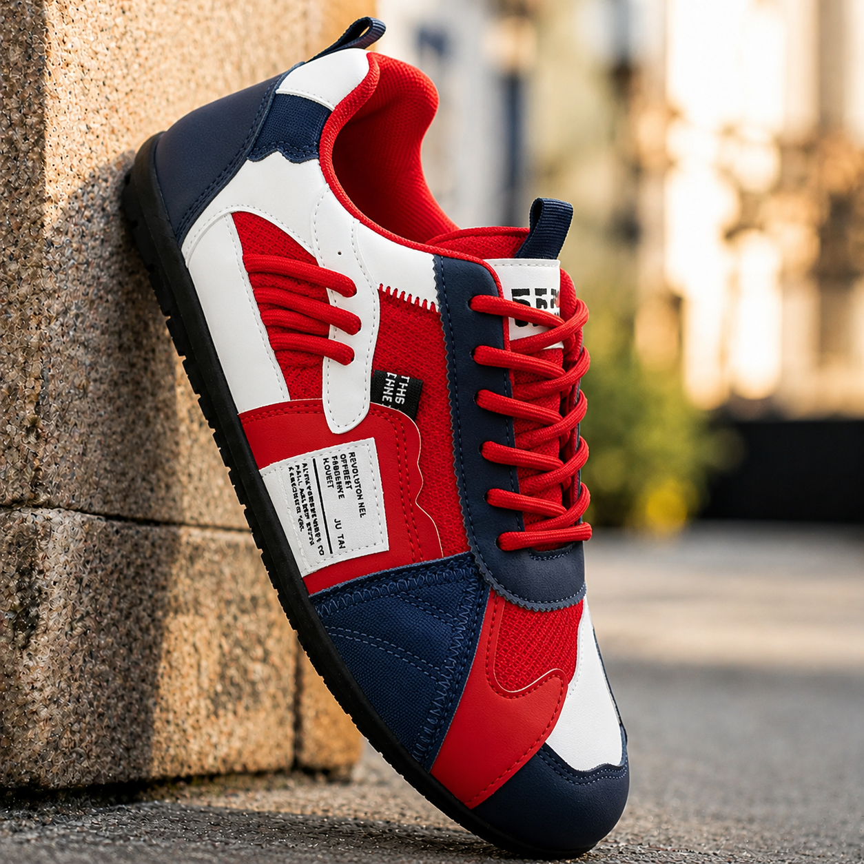 Luca | Retro gekleurde sneakers