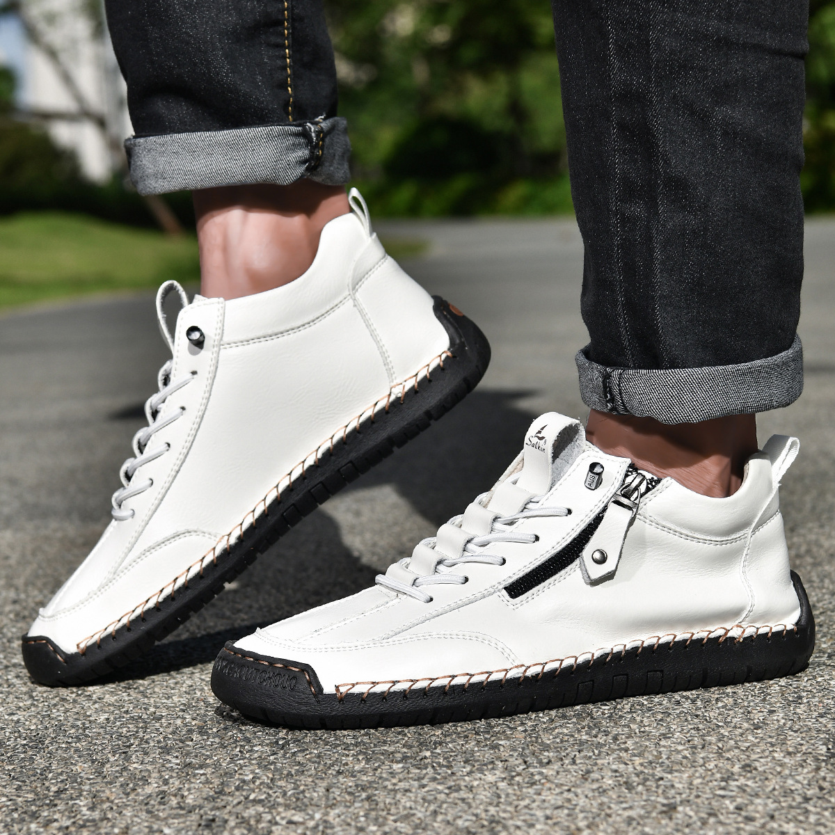 Henk™ | Premium Comfort Sneakers – Stevige Ondersteuning & Natuurlijk Loopgevoel