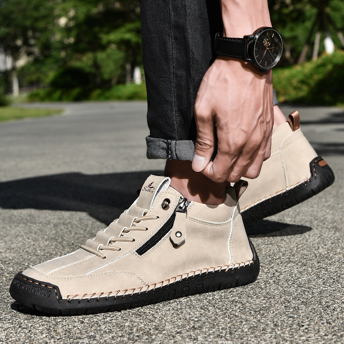Henk™ | Premium Comfort Sneakers – Stevige Ondersteuning & Natuurlijk Loopgevoel