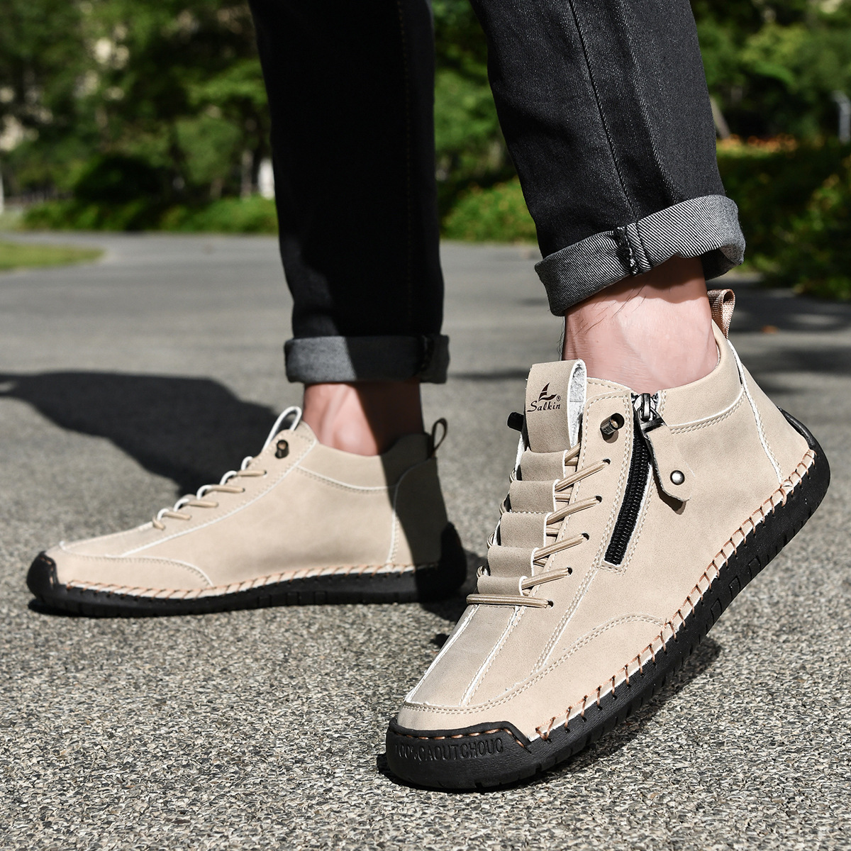 Henk™ | Premium Comfort Sneakers – Stevige Ondersteuning & Natuurlijk Loopgevoel