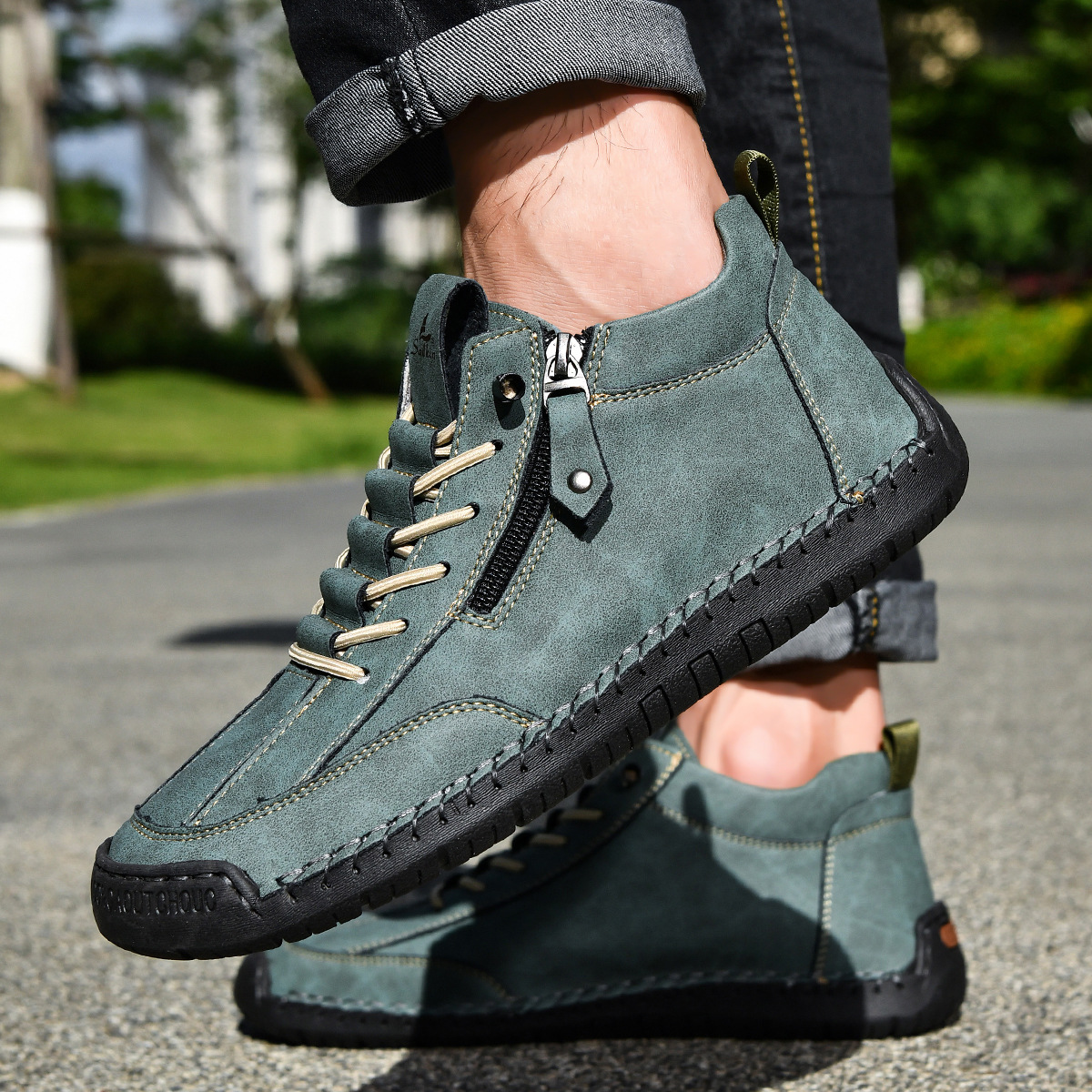 Henk™ | Premium Comfort Sneakers – Stevige Ondersteuning & Natuurlijk Loopgevoel