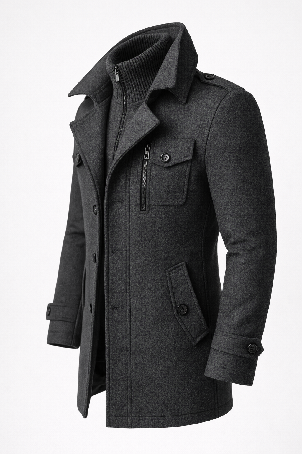 Herman™ | Luxe Winter Overjas – Tijdloze Klasse, Warmte & Verfijnde Structuur