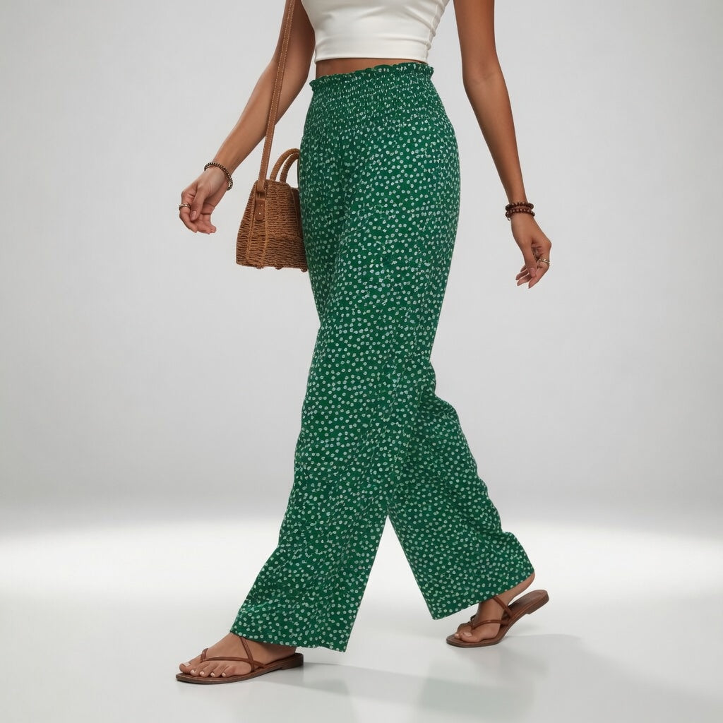 Cléophine™ — Vloeiende broek met comfortabele taille
