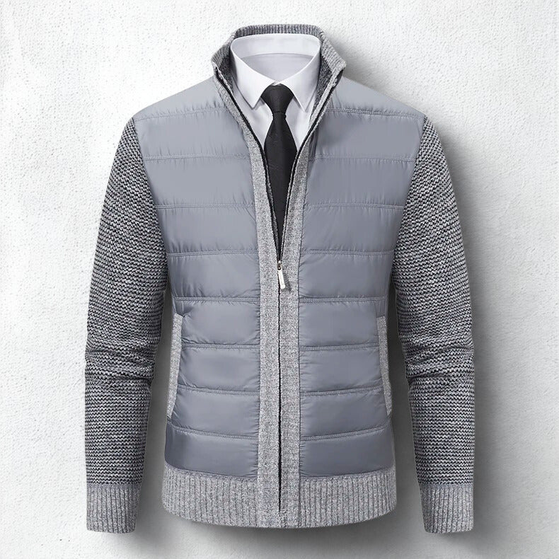 Noah™ | Hybride geïsoleerde puffer-gebreide jas