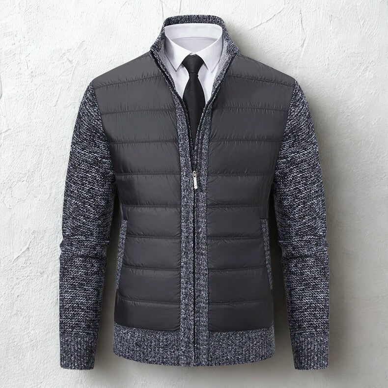 Noah™ | Hybride geïsoleerde puffer-gebreide jas