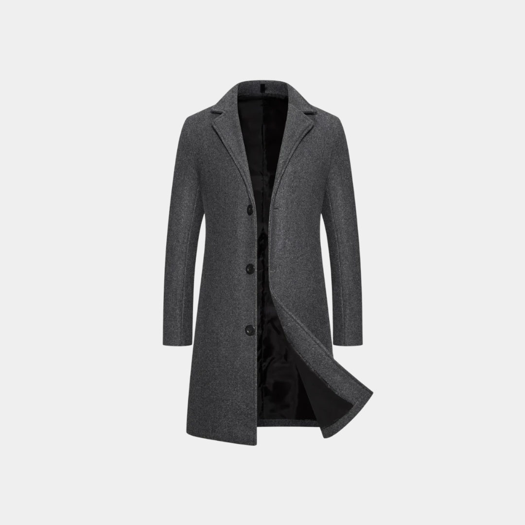 Reinier™ | Luxe Lange Winterjas – Tijdloze Klasse & Verfijnde Warmte