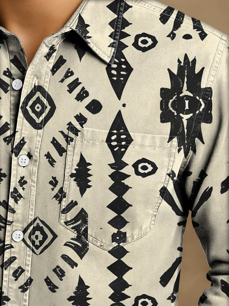 Bloom™ | Western Print Overhemd – Stoere Stijl & Tijdloos Karakter