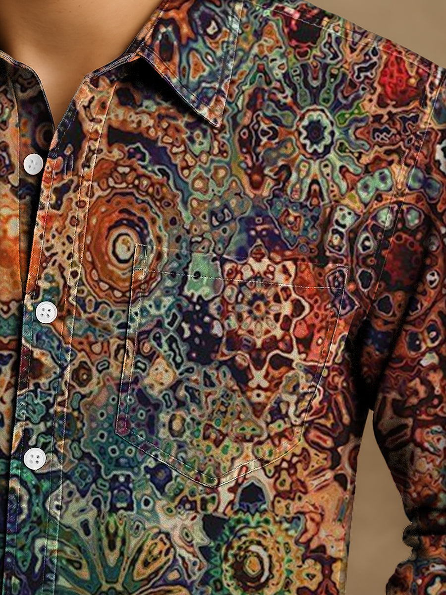 Bloom™ | Luxe Artistiek Print Overhemd – Unieke Stijl & Expressief Karakter