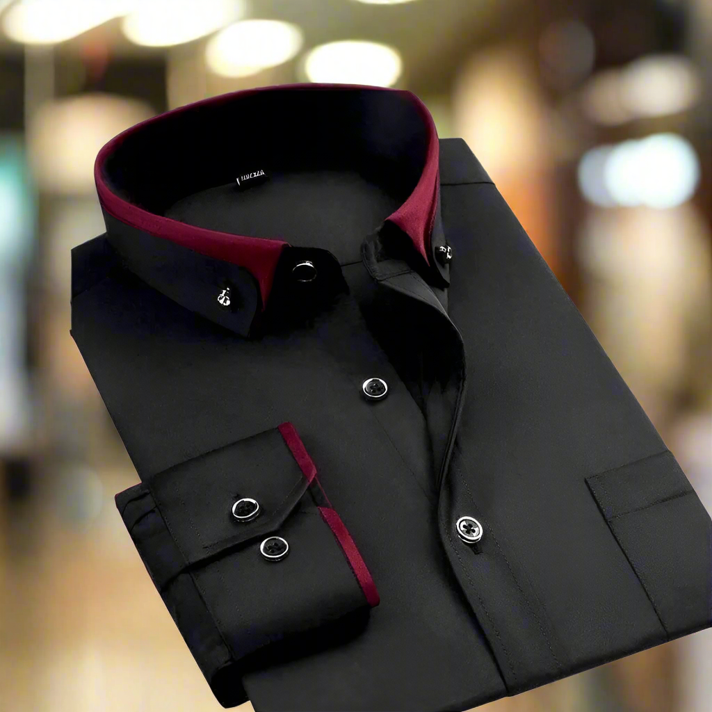 Hugo™ | Premium Klassiek Overhemd – Tijdloze Elegantie & Dagelijks Comfort