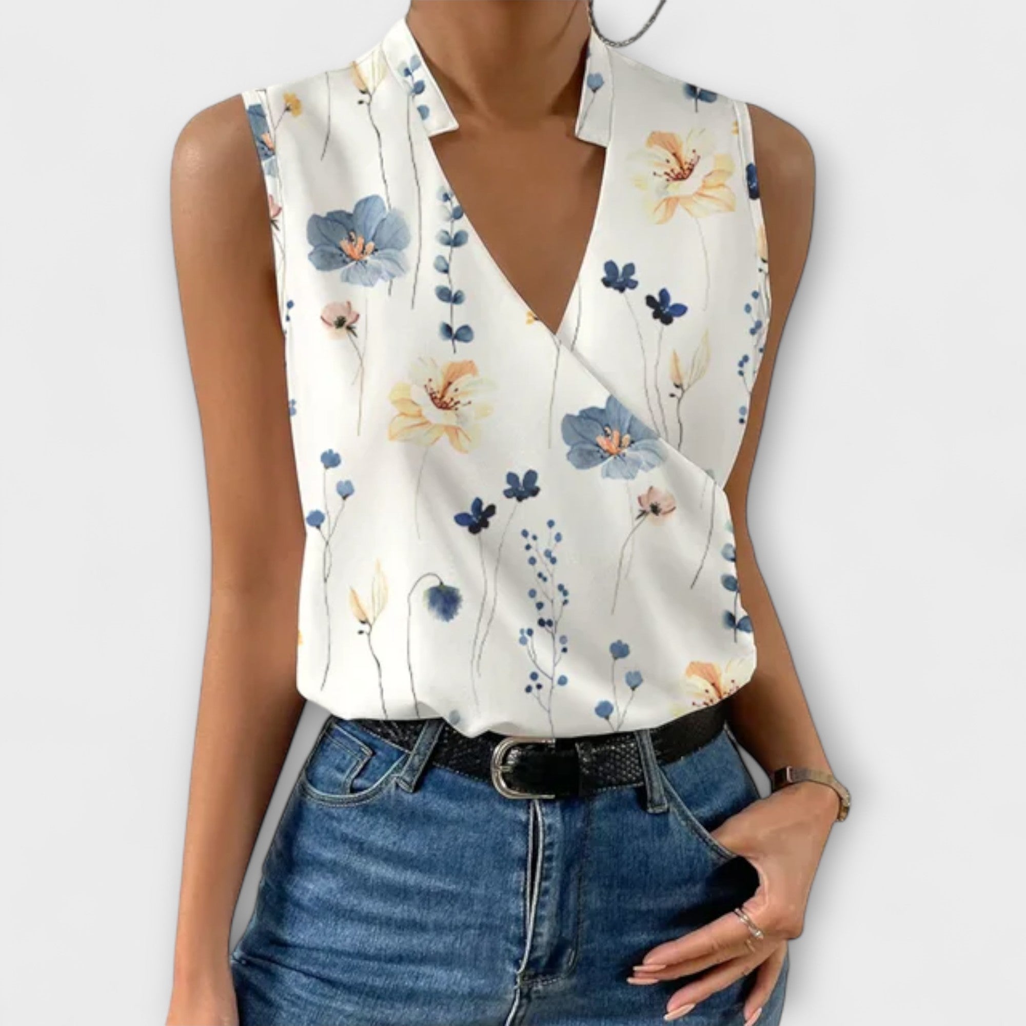 Bloom™ | Verfijnde V-Hals Top