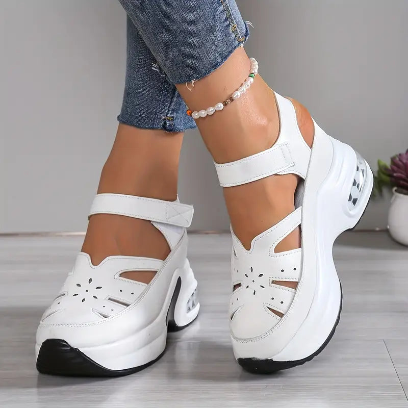 Yvette™ | Premium Orthopedische Comfort Sandalen – Pijnvrij Lopen & Zachte Ondersteuning