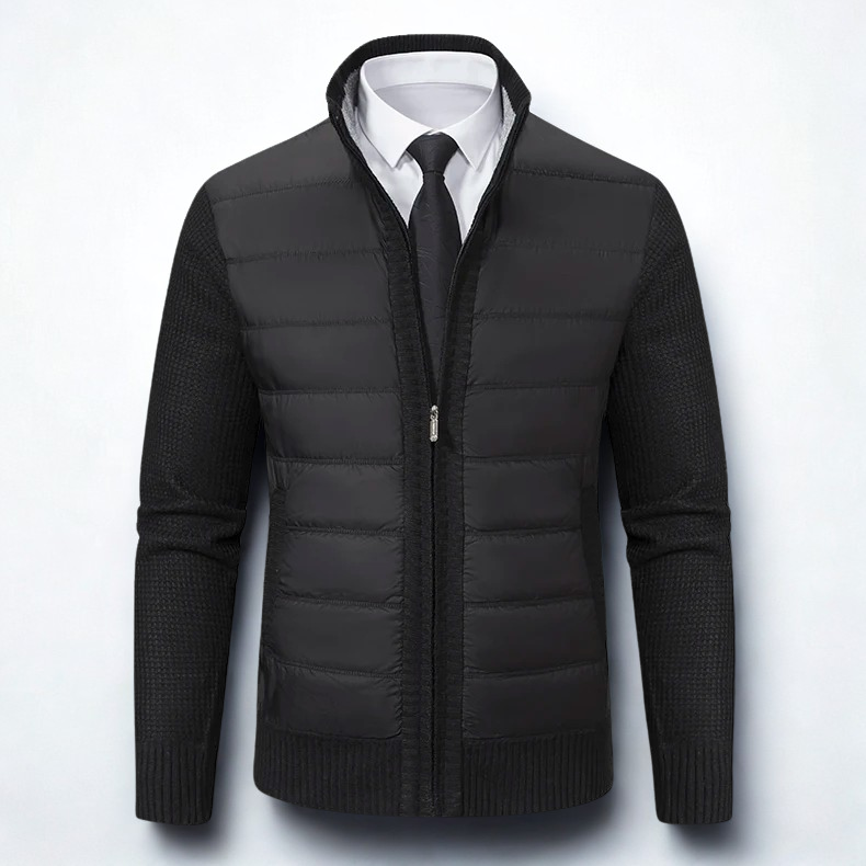 Noah™ | Hybride geïsoleerde puffer-gebreide jas