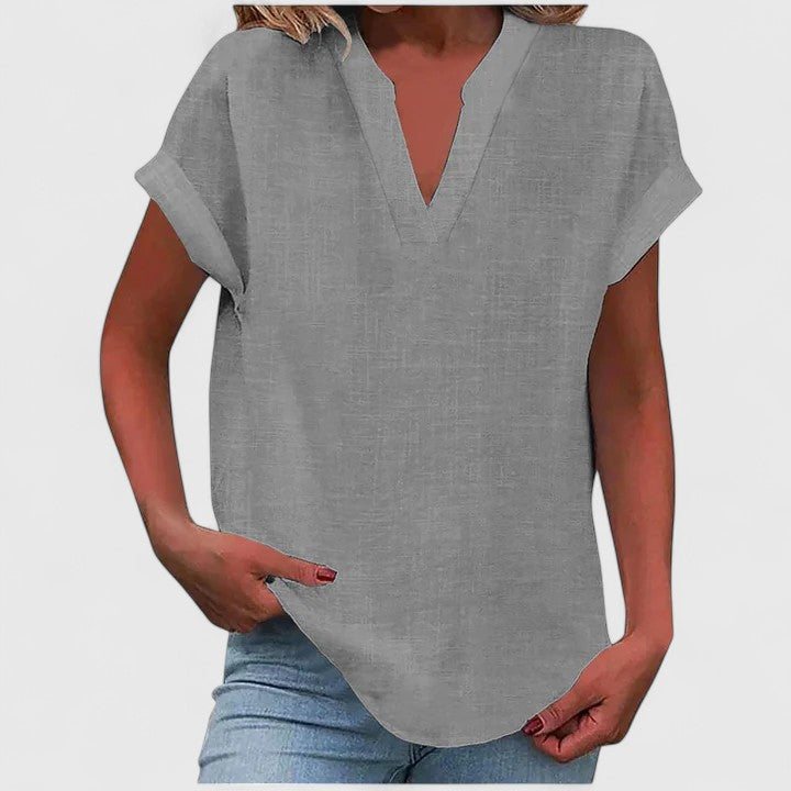 Bloom™ | Comfortabele V-hals Blouse