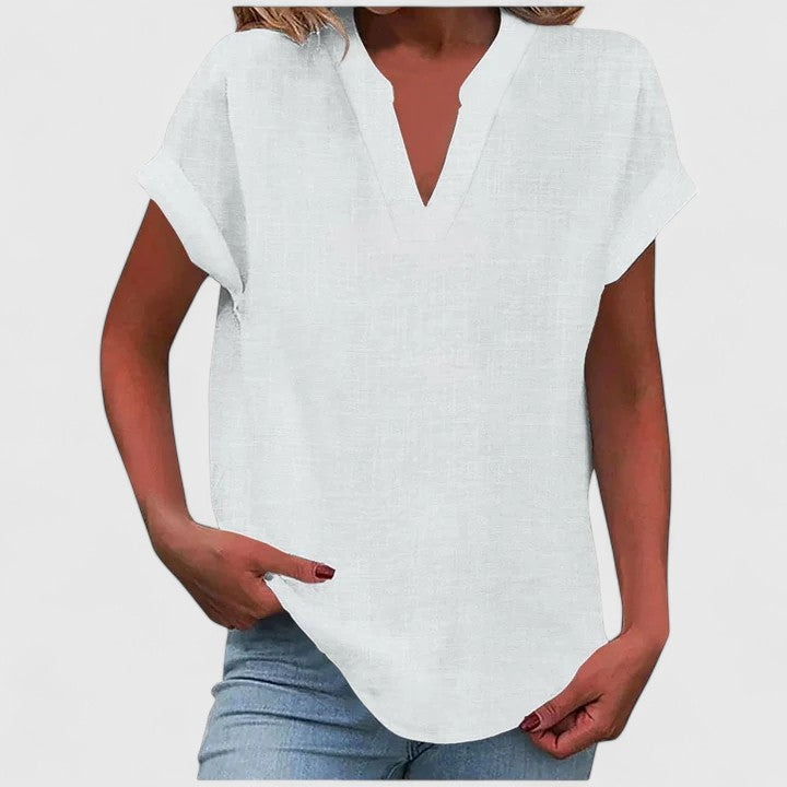 Bloom™ | Comfortabele V-hals Blouse
