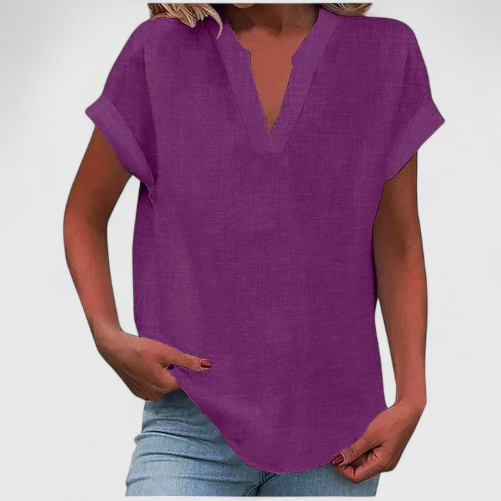 Bloom™ | Comfortabele V-hals Blouse