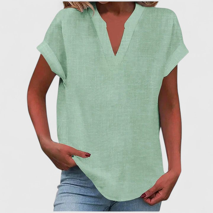 Bloom™ | Comfortabele V-hals Blouse