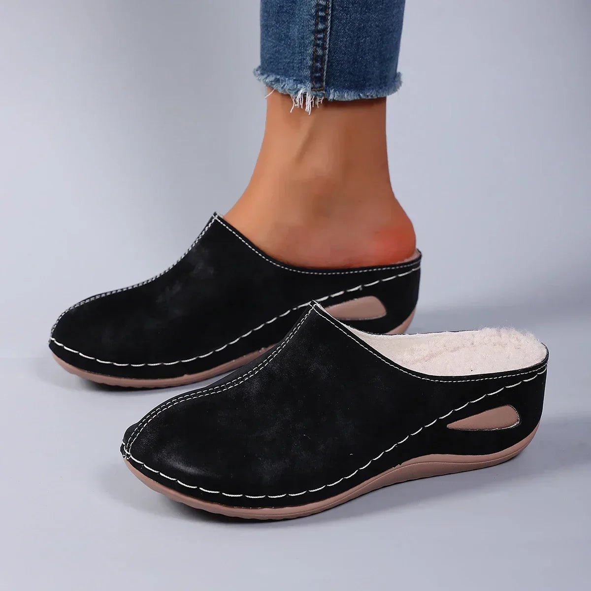 Eva™ | Premium Comfort Pantoffels – Warme Ontspanning & Zachte Ondersteuning voor Elke Dag