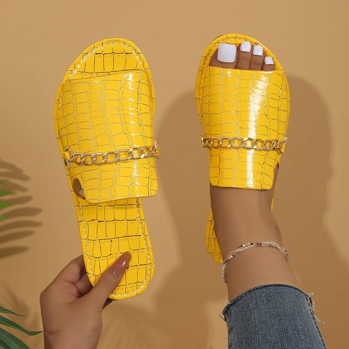 Mira | Luxe Wedge Strand Flip-Flops™