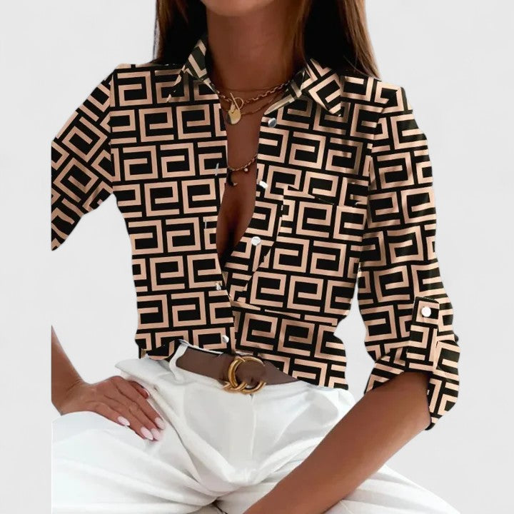 Bloom™ | Elegante Blouse met Lange Mouwen