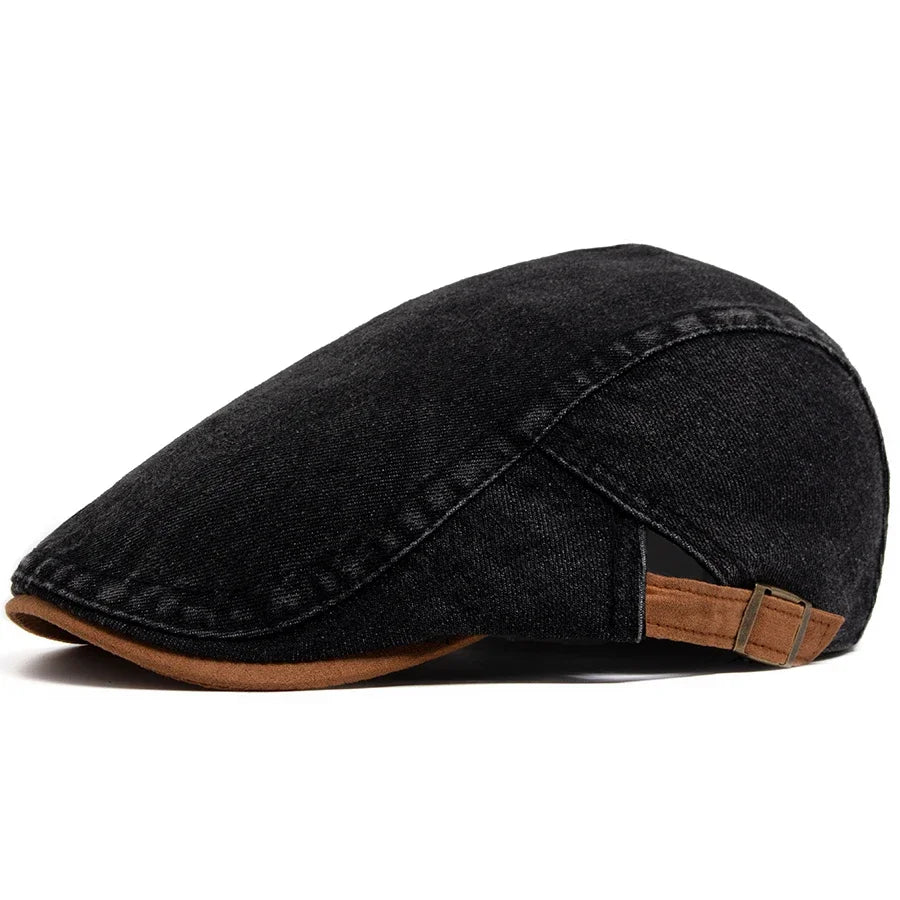 Thijs™ | Premium Denim Flat Cap – Timeless Style & Everyday Comfort (1+1 Special Offer)