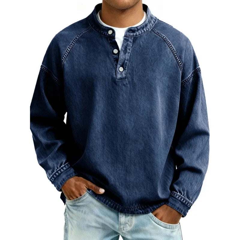 Houtmeer™ | Premium Vintage Heren Shirt – Tijdloze Stijl & Ultiem Draagcomfort