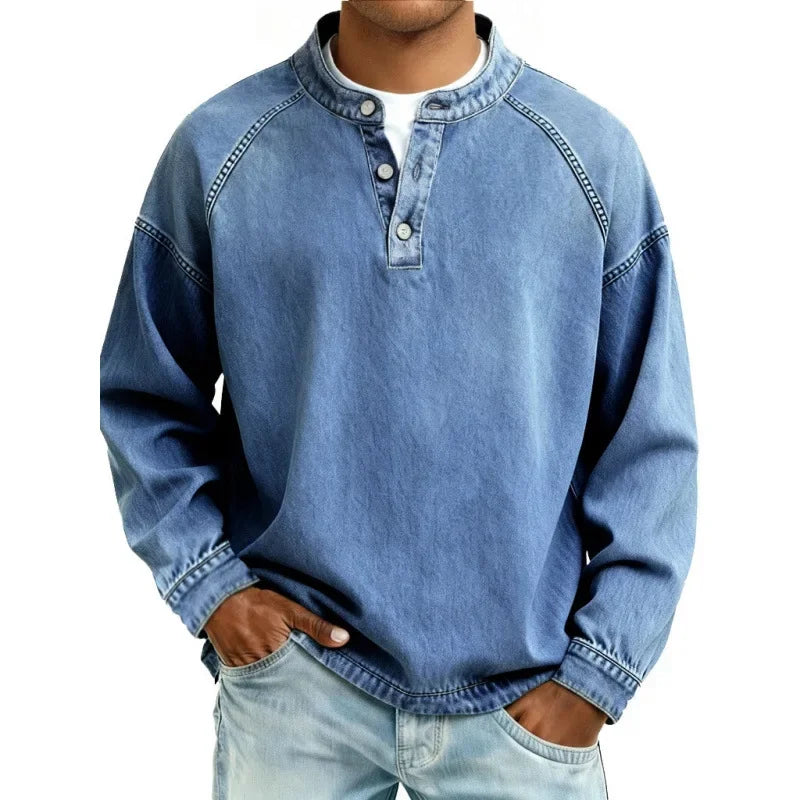 Houtmeer™ | Premium Vintage Heren Shirt – Tijdloze Stijl & Ultiem Draagcomfort