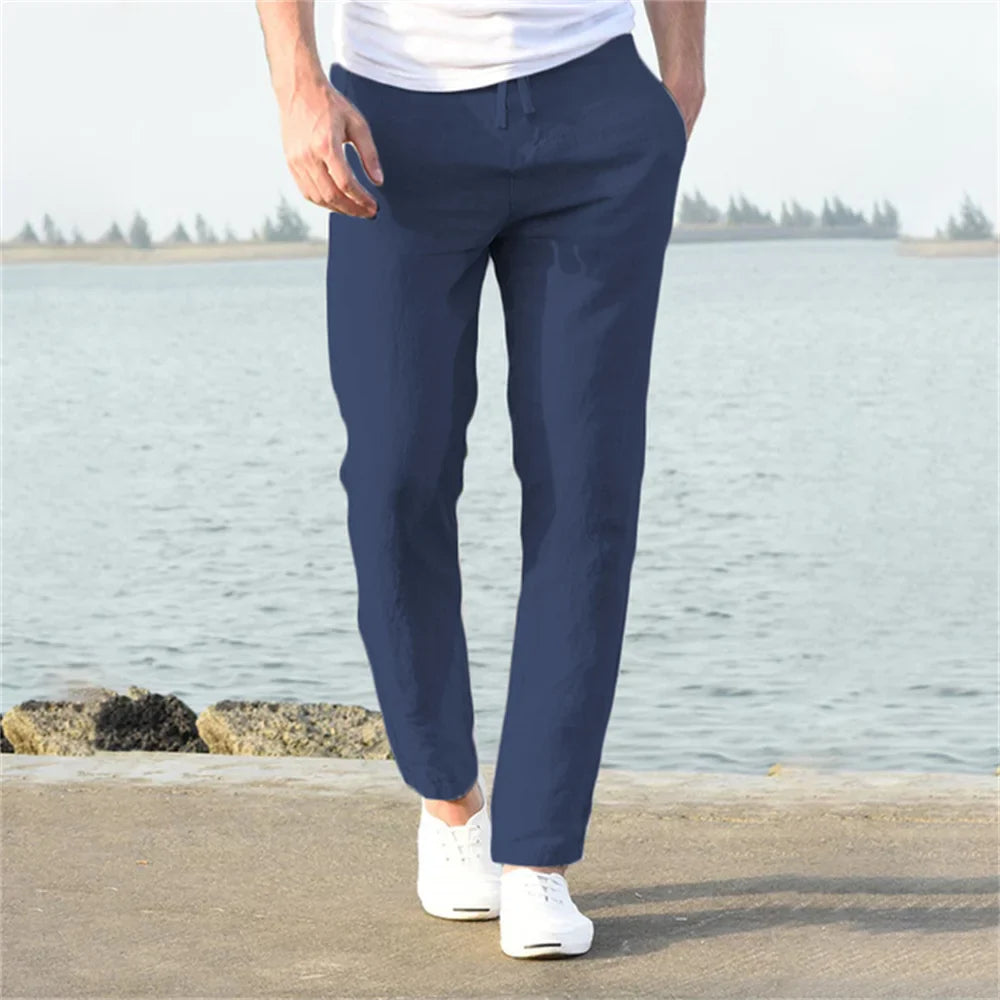 Bloom™ | Katoenen Linnen Broek