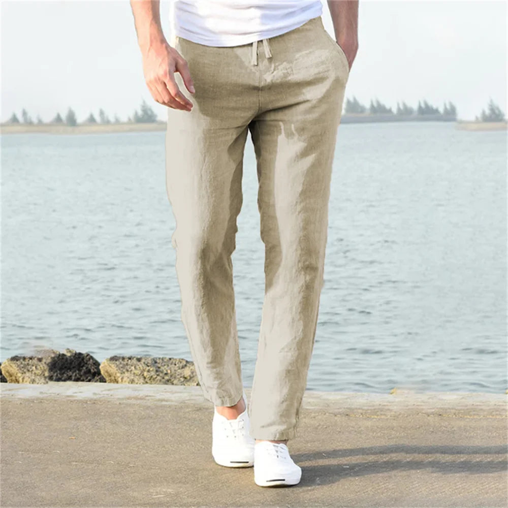 Bloom™ | Katoenen Linnen Broek